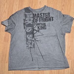 Disney Gray Jack Skellington Graphic Tee